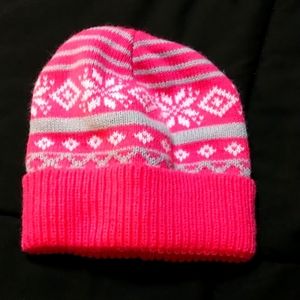 Pink beanie